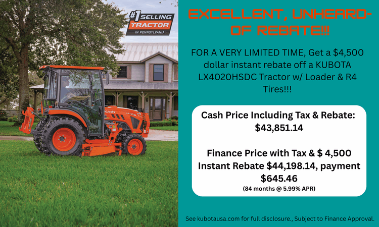 LX4020 Cab Tractor with Loader
