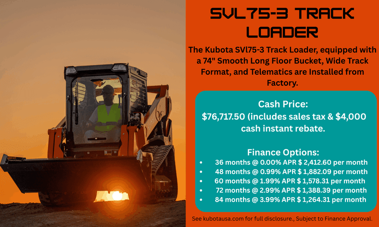 SVL75-3 Enclosed Cab Track Loader